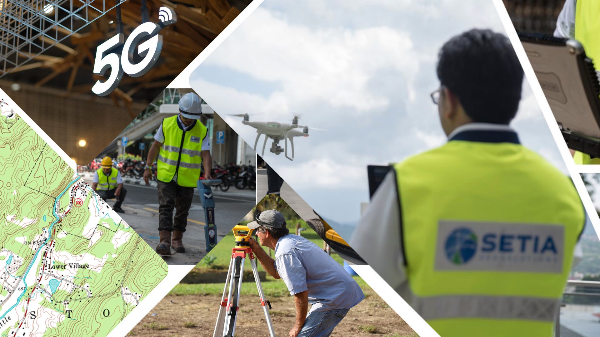 5g transform land surveying geospatial