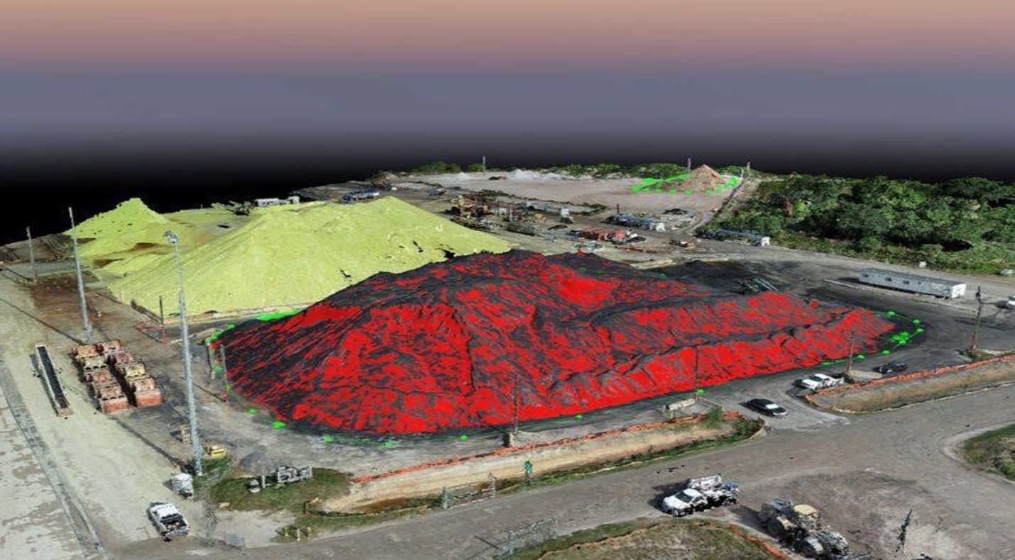 Stockpile volumetric calculations and measurements